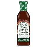 Una porción (30 g) de salda Walden Farms Barbecue Sauce contiene menos de 1 g en carbohidratos, menos de 1 g en azúcar, menos de 1 g en grasa y tan solo 4 calorías