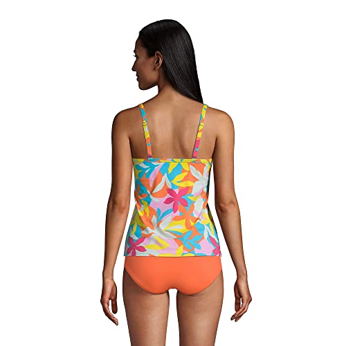 Lands' End womens Tie Front Underwire Tankini Top4