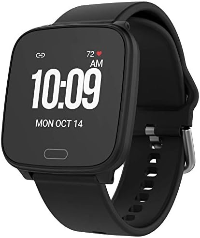 iConnect by Timex Active Smartwatch with Heart Rate, Notifications & Activity Tracking 37mm – Black with Black Resin Strap