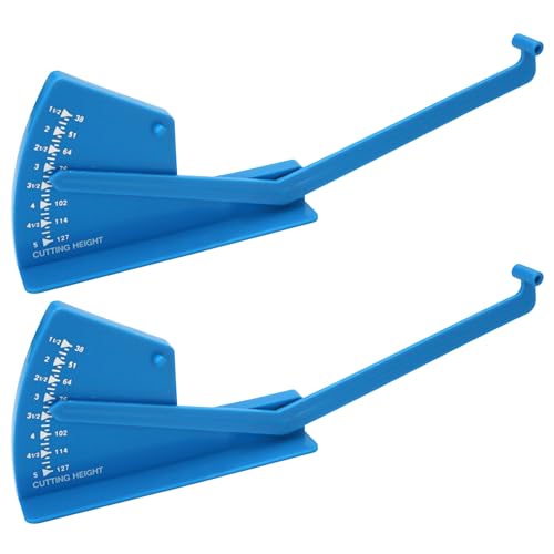 KH866 2PCS Deck Leveling Gauge Compatible with John Deere AM130907 TY15272 Stens 750-442 MTD 490-900-0041Cub Cadet Troy-Bilt MOK30-0015 Universal Riding Mower Deck Blade Leveler Guage
