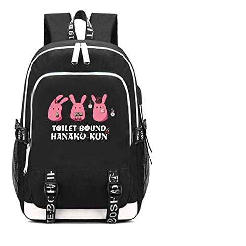 ISaikoy Anime Toilet Bound Hanako Kun Backpack Yashiro Nene Laptop School Bag Bookbag with USB Charging Port 12