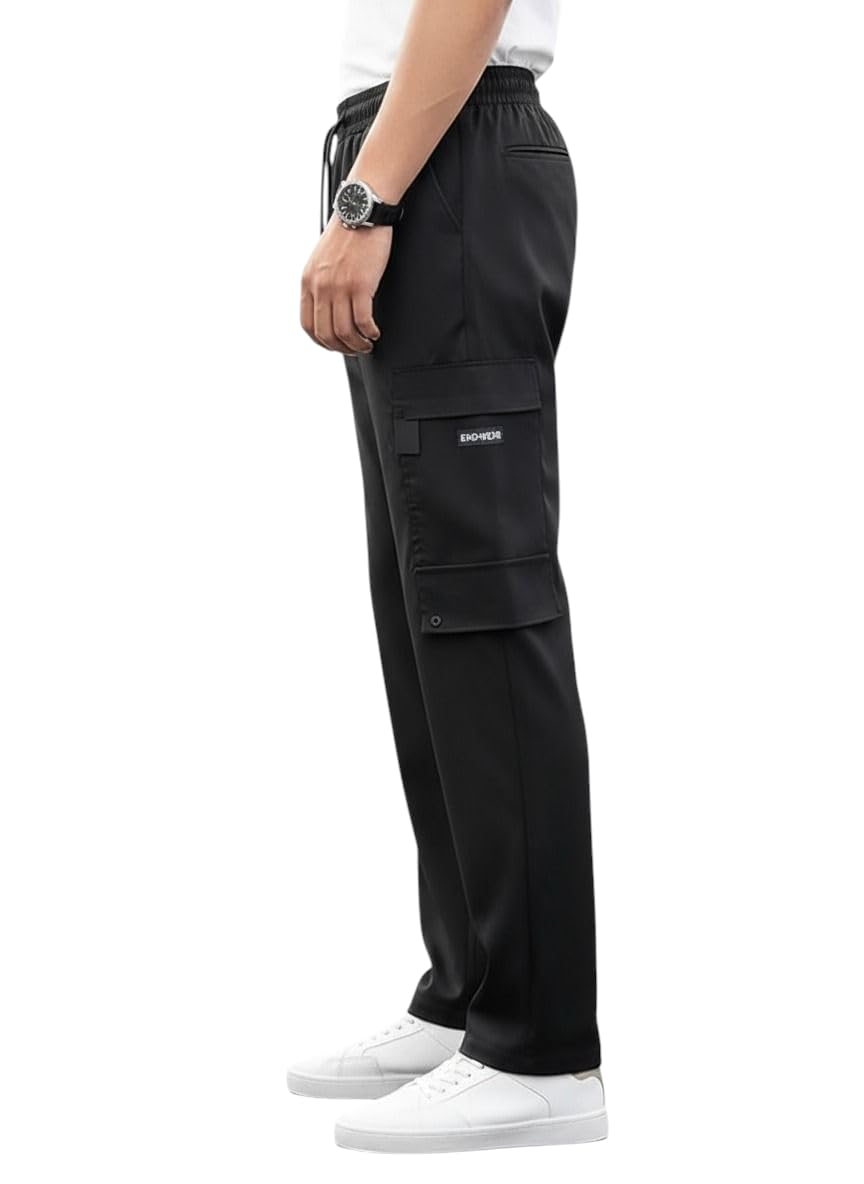 Men’s Spandex Cargo Jogger Pants – Stretchable Track Pants with Multi-Pockets for Casual Wear-picture-24