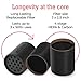 vonSploof Personal Smoke Air Filter To Trap Smoke & Odor - Eliminate Smoke For Buddy with Sploof Vaporizer I Easy To Use & Long Lasting Replacement Filter up to 500+ uses Personal Air Purifier