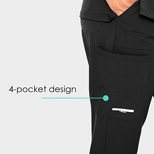 Barco Skechers Vitality Women's Charge 4-Pocket Scrub Pant - Black, Xl #TOP4