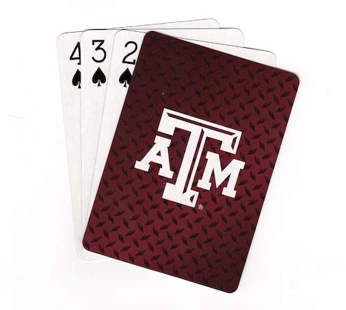 Image of Pro Specialties Group NCAA Unisex-Adult Diamond Plate Playing Cards