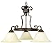 Craftmade 8127AG3 3 Light Down Chandelier