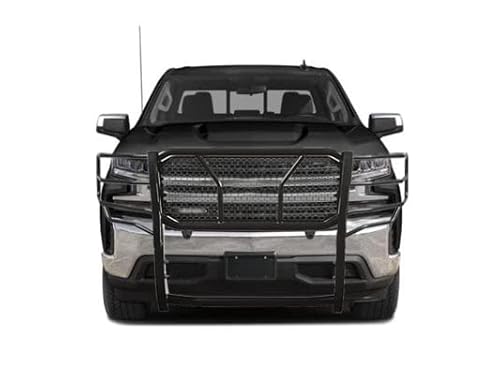 Black Horse Rugged Heavy Duty Grille Guard Modular Black Compatible With 2015-2019 Chevrolet Silverado 3500 Hd|2015-2019 Chevrolet Silverado 2500 Hd-Ru-Chsi15-B #TOP5