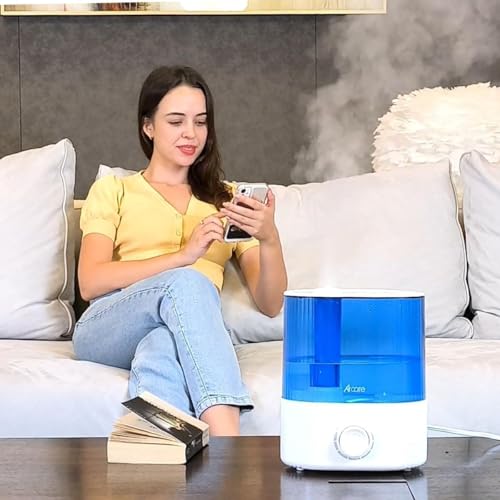Image of Smart Ultrasonic Humidifier and Aroma Difuser, 5.5L Cool Mist Top Filling Humidifiers for Home & Bedroom The Large Capacity Water Tank Is Designed To Work room moisture BPA-Free Air Humidifier