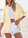 Sidefeel Women's Cardigan Sweaters for Women Loose Kimono Cover up Blouse Tops Summer Cardigans for Women Lightweight Yellow 2X-Large