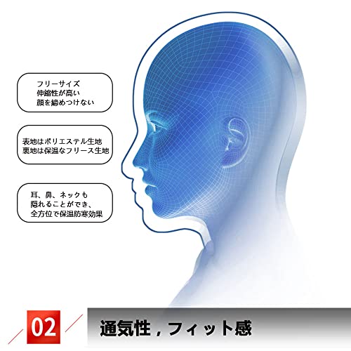バラクラバ 冬用 メンズ 目出し帽 防寒保温 裏起毛 ヘルメッ