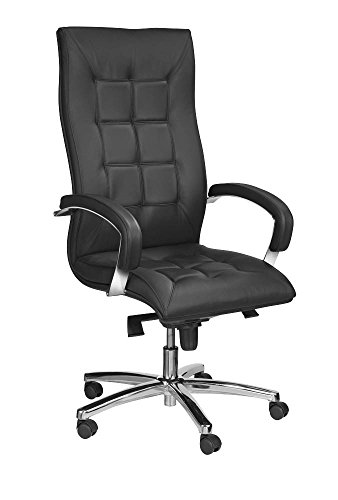 Preisvergleich Produktbild LEDERSESSEL CHAIRMAN 45 SCHWAR