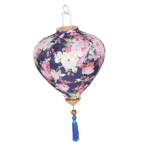 Ipetboom Linterna Colgante Decorativa Resistente al Agua para Exteriores Chino Vintage para Fiesta y Festival