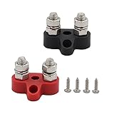 Bornier pour voiture - ce bornier de barre omnibus n'est pas facile à oxyder et est pratique et rapide à utiliser, sans remplacement fréquent, bornier en cuivre