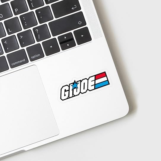 CafePress GI Joe: Logo Small Die Cut Sticker, 3"x4" Clear