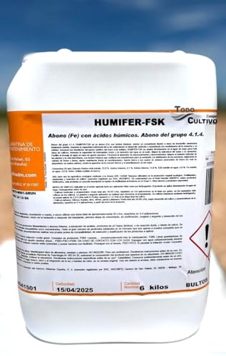 Abono Líquido Humico Fulvico con Hierro 5L