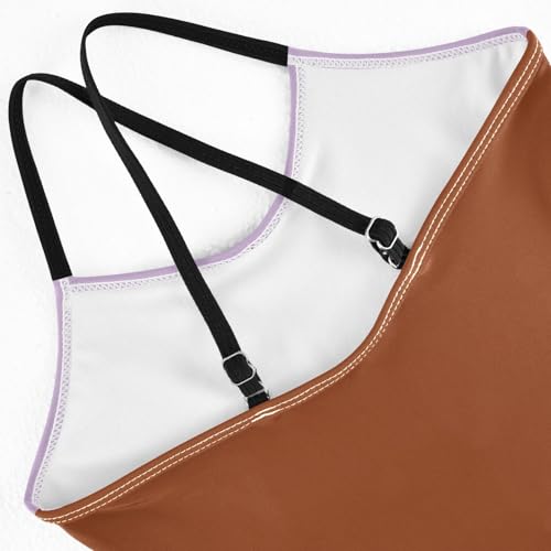 Raccoon Penguin Lilac Girls Swimsuit Bathing Suit Summer Beach Swimwear One Piece Swimsuits4