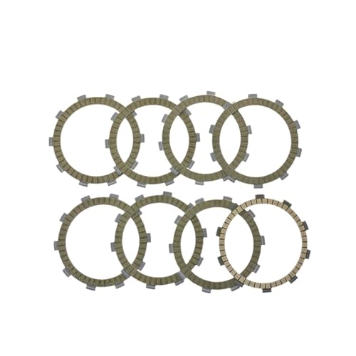 Disques de friction d'embrayage BJ600 en acier anti-patinage 8pcs