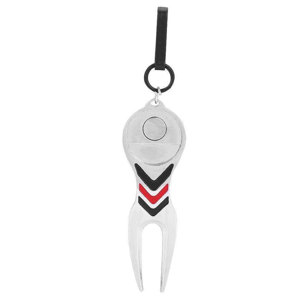 VGEBY Divot Tool, Riparazione Veloce Pitch Mark, Pitch Fork per Golfisti, Strumento Portatile per Campo da Golf, for Giocatori Amatoriali e Professionisti