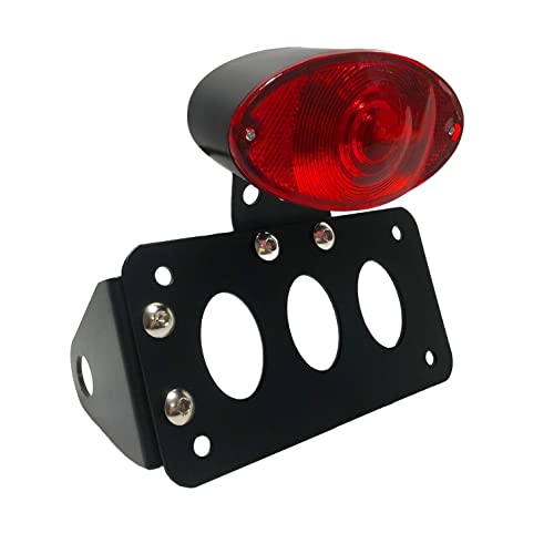 Seitenhalterung Kennzeichenhalterung mit Bremslicht hinten für Harley Davidson Sportster Bobber Chopper