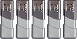 PNY 32GB Turbo Attaché 3 USB 3.0 Flash Drive, 5-Pack (P-FD32GX5TBOP-MP)