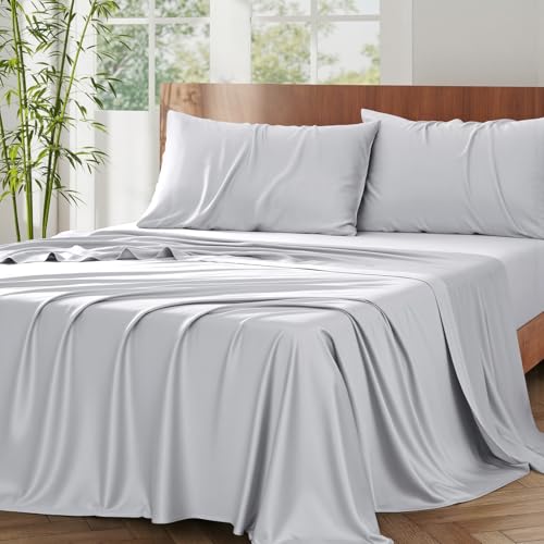 Twin Sheet Set, 100% Rayon Derived from Bamboo, 3-Piece, 16 Inch ...