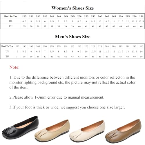 Women's Comfortable Round Toe Flat Shoes Slip On Shallow Ballet Flats Comfortable Anti-Slip Soft-Soled Work Loafers2
