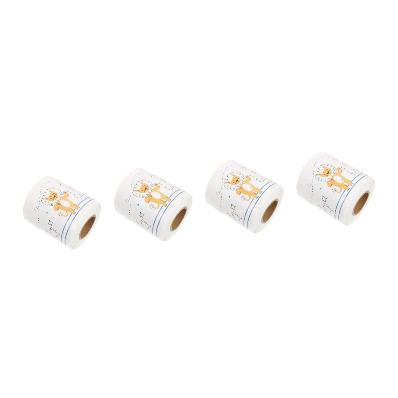 SEWACC 4 Rollos Pegatinas De Animales Para La Vuelta Cole Etiqueta Decorativa De La Pared Pegatinas Removibles Borde De Tablero Pegatina Autoadhesiva Borde De Pizarra Papel