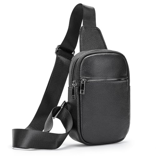 Genuine Leather Mini Sling Bag