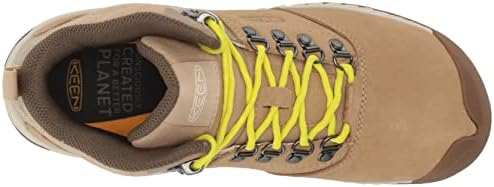 KEEN Women's NXIS Explore Mid Height Waterproof Fast Packing Hiking Boots, Safari/Birch, 9 | Image 4