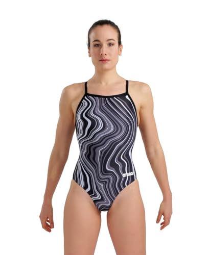 Maillot de bain femme Arena Marbled résistant au chlore actif
