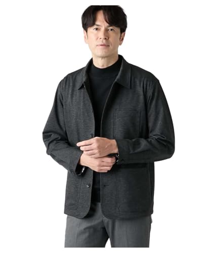 [ニューヨーカー] その他 メランジシャークスキンジャージー クローザージャケット メンズ 16416801 ダークグレー XL