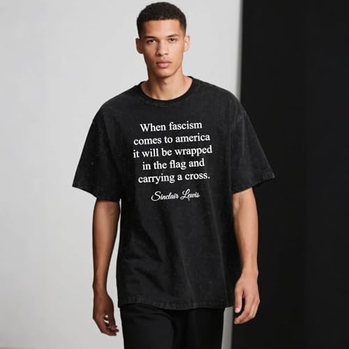 Ship Next Day,When Fascism Comes to America Protests Tshirts for Men Trendy4