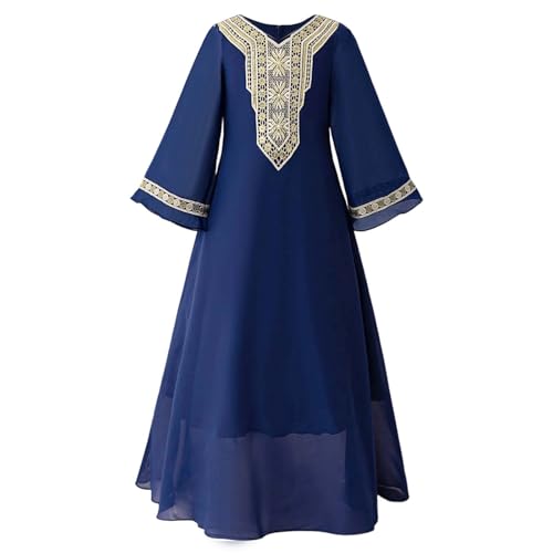 Caftan longue robe islamique pour enfant idéale pour les prières
