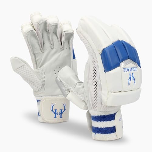 Heritage ApexGuard Pro Cricket Batting Gloves Adult Women Men glove protection Cut Finger (Junior)