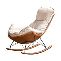 YESWOOD Fauteuil à Bascule Design Vintage Forme Coquille