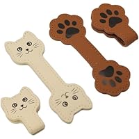 Cylocrya 2 Marcapáginas Magnéticos de Piel, 11.7x3.8cm, Diseño