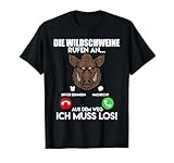 Jagen ist dein Hobby, du bist Hobbyjäger oder Förster und hast einen Jagdschein, dann ist das Wildschweinjagd Die Wildschweine Rufen an Muss Los Jäger Design perfekt Als Geburtstag Geschenk für Jäger.