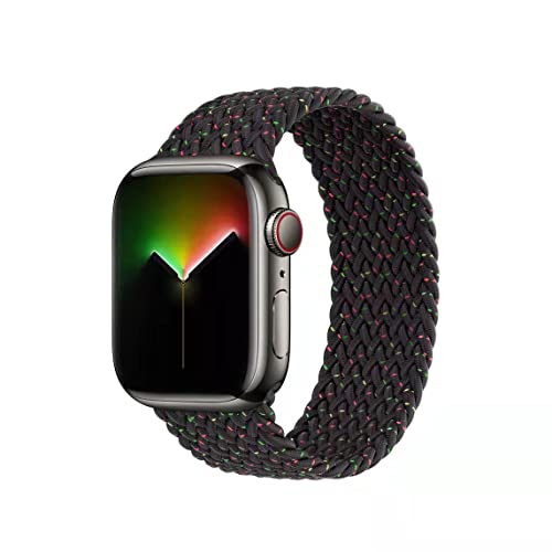 Apple watch バンド ブレイデッドソロループ 編組バンド コンパチブル スポーツバンド 交換ベルト Apple watch 7バンド柔らかいシリコーン糸混紡リサイクルヤーン素材 耐衝撃 防汗 apple watch Series 7/6/5/4/3/2/1/SE対応 38mm/40mm/41mm/42mm/44mm/45mm アップルウォッチ バンド iwatch バンド