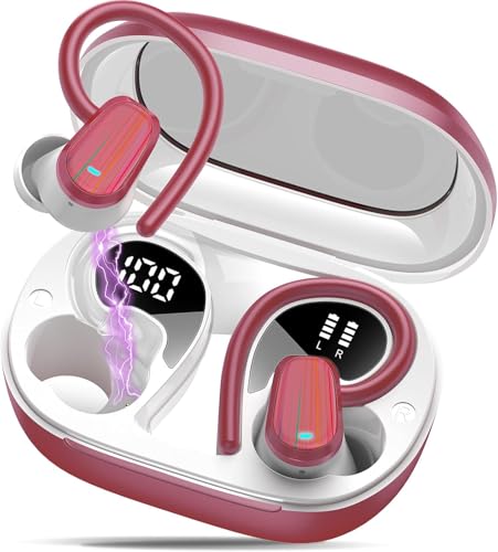 Wireless Earbuds, Headphones Sport Bluetooth 5.4, Over...