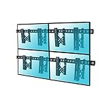 Kit completo compuesto por 4 soportes de TV 017-2002 + 2 extensiones 017-2008
