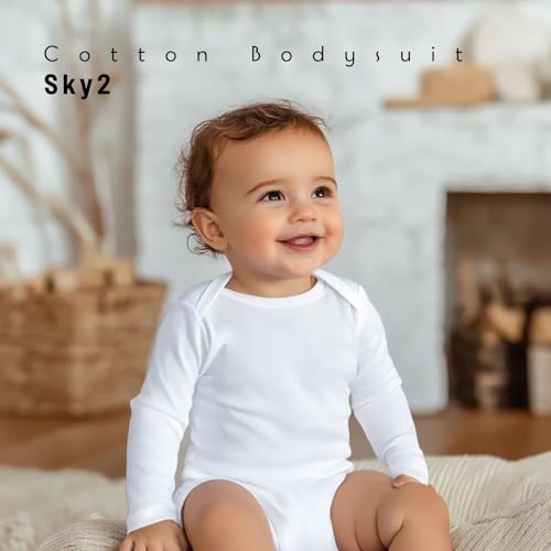 unisex-baby Cotton Long-sleeve Bodysuits2