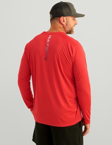 Image of HUK Men's Pursuit Vented Long Sleeve Fishing Shirt (+30 UPF)