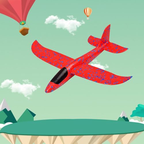 Liakyunf Avion Planeur Enfant Mousse – Grand Planeur À Lancer Manuel Pour Extérieur Jardin Parc – Jouet Plein Air 4 5 6 7 8 Ans – Cadeau Anniversaire Noël – vue 4
