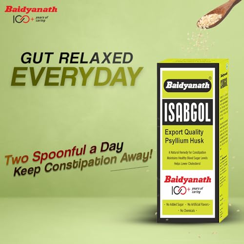 Baidyanath Isabgol - Psyllium Husk Powder - 200gm | Effectively Relieves Constipation | Fibre Supplement For Digestion - Image 3