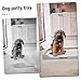 Healifty Splashproof Large Capacity Puppy Pan Dog Potty Tray with Detachable Mesh for Easy Cleaning Indoor Pet Toilet Mat Suitable for All Dog Leak Resistant