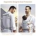 Imagen de IULONEE Mochila Portabebes para Niños Multifunción Porteo para Bebés Delantera y Trasera Baby Carrier Wrap Ergonómicas Portabebés Recien Nacido Ajustable Porteo Bebe Niños de 3-36 Meses