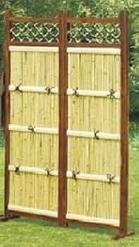 Masahiko Ookawa】目隠し竹垣 横型2枚セット×2箱（4枚） 楽天市場