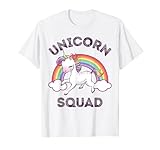Unicorn Squad T shirt Girls Kids Rainbow Unicorns Queen Gift T-Shirt
