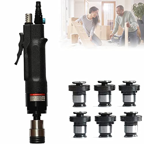 M3-M12 Máquina de roscar neumática Tapper manual Pistola de roscar neumática Herramienta de roscar profesional portátil Tamaño del mandril: M3, M4, M5, (M6), M8, M10, M12,Straighttype