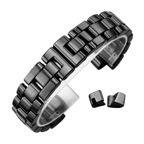 Bracelet montre céramique tendance noir et blanc pour le quotidien
